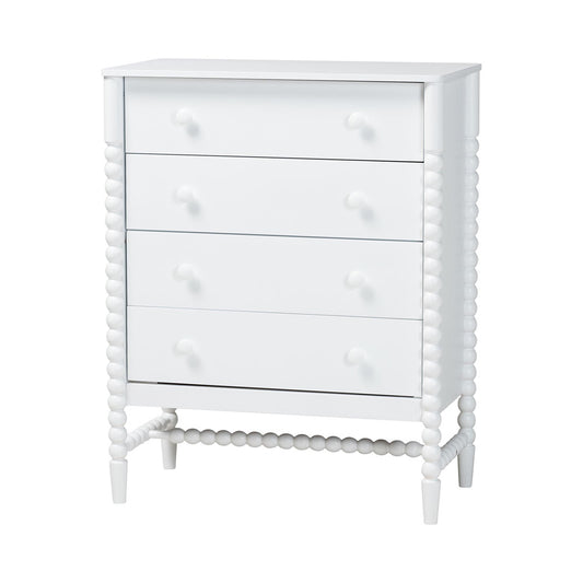 Baxton Studio - Brantley Chest in White - MG9025-White-4DW-Chest view 1