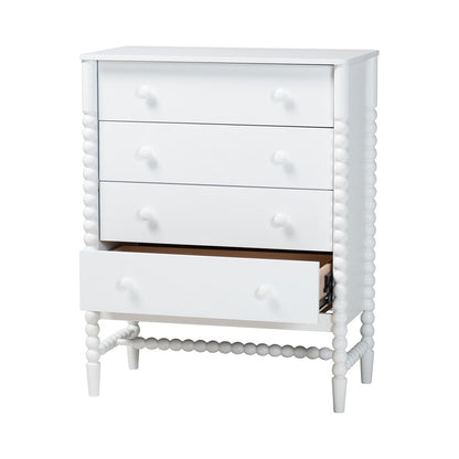 Baxton Studio - Brantley Chest in White - MG9025-White-4DW-Chest view 2