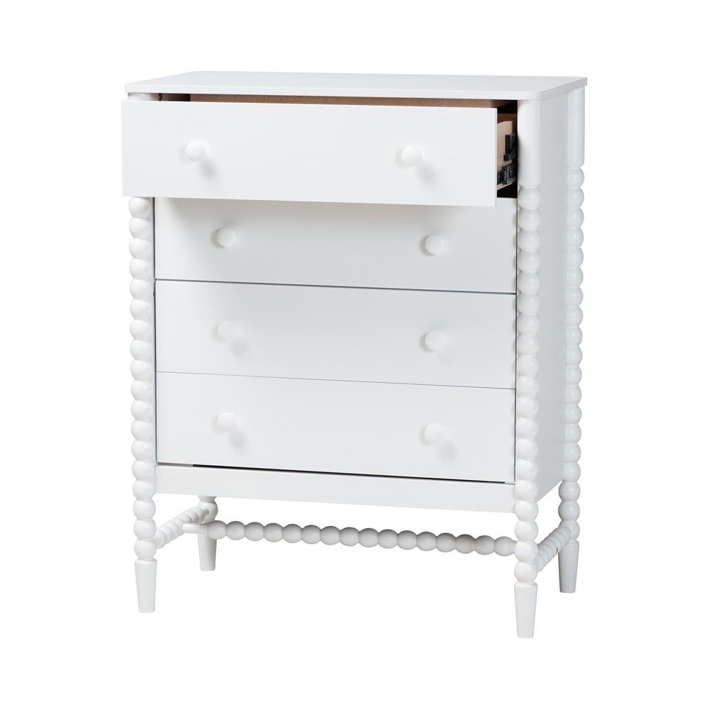 Baxton Studio - Brantley Chest in White - MG9025-White-4DW-Chest view 3