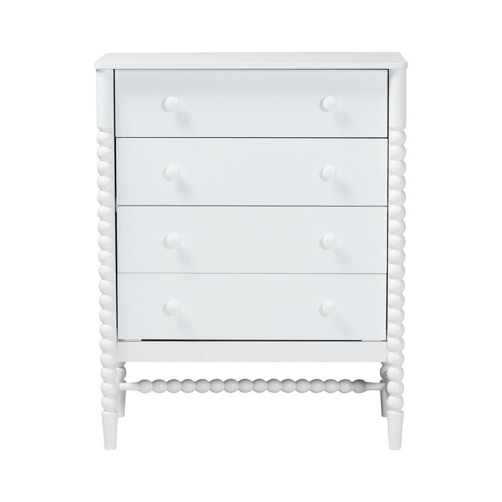 Baxton Studio - Brantley Chest in White - MG9025-White-4DW-Chest view 4