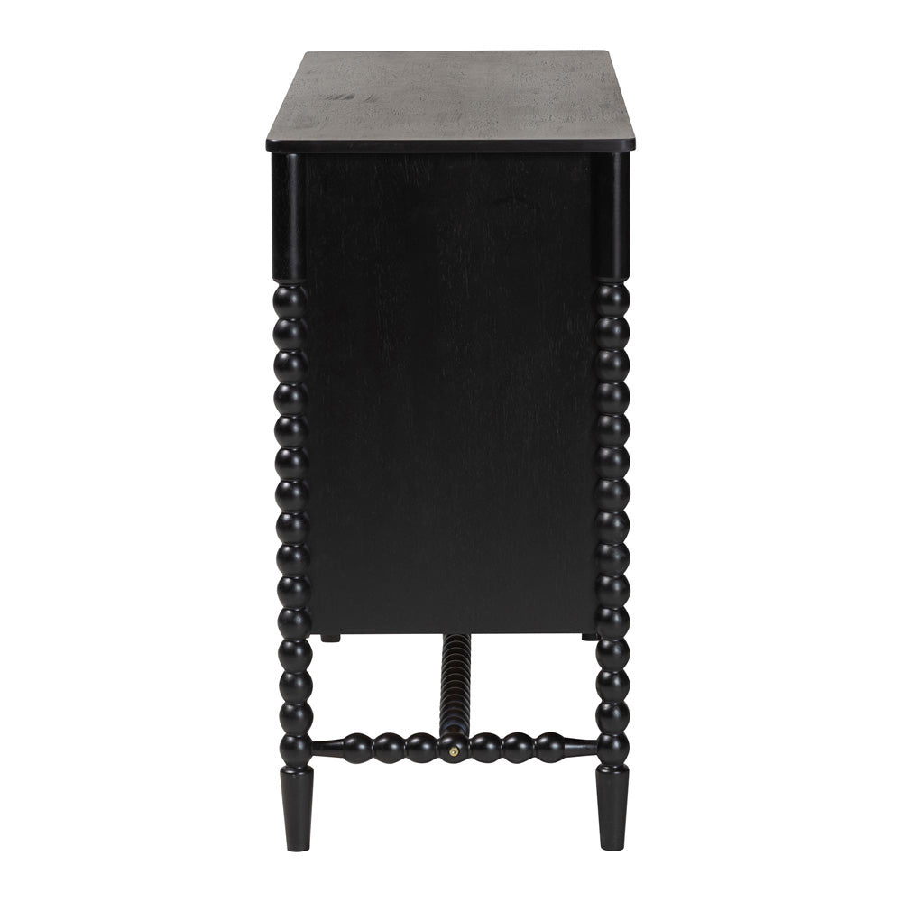 Baxton Studio - Brantley Dresser in Black - MG9025-Black-6DW-Dresser view 5