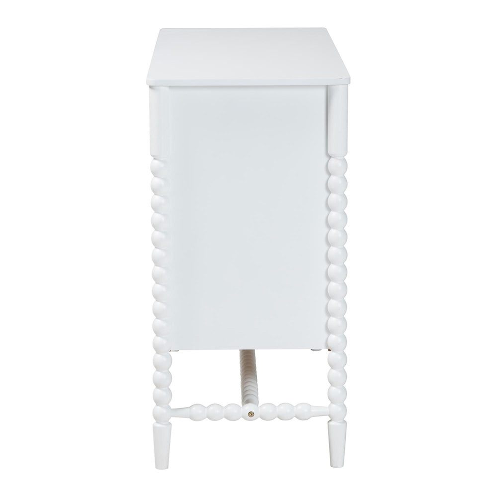 Baxton Studio - Brantley Dresser in White - MG9025-White-6DW-Dresser view 5
