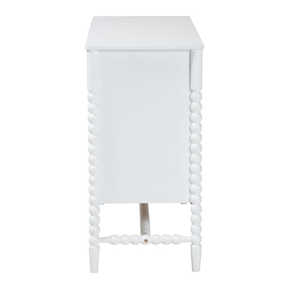 Baxton Studio - Brantley Dresser in White - MG9025-White-6DW-Dresser view 5