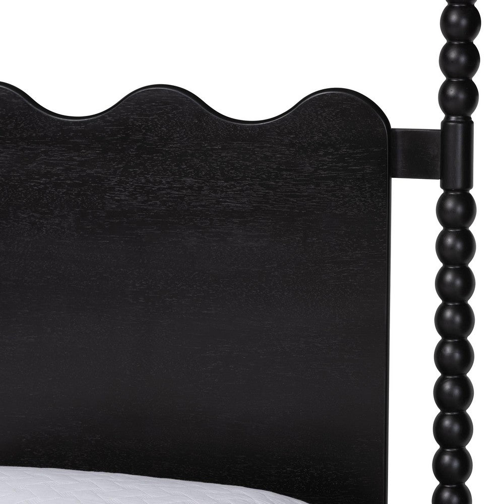 Baxton Studio - Brantley King Bedroom Set in Black - Lesedi-4PC Bedroom Set-Black-King-1NS view 9