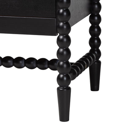 Baxton Studio - Brantley King Bedroom Set in Black - Lesedi-4PC Bedroom Set-Black-King-2NS view 7