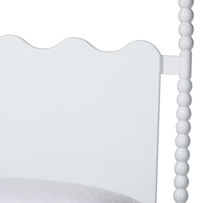 Baxton Studio - Brantley King Bedroom Set in White - Lesedi-4PC Bedroom Set-White-King-1NS view 9