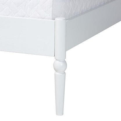Baxton Studio - Brantley King Bedroom Set in White - Lesedi-4PC Bedroom Set-White-King-2NS view 9
