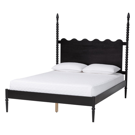 Baxton Studio - Brantley King Size Bed in Black - MG0110-6-Black-King view 1