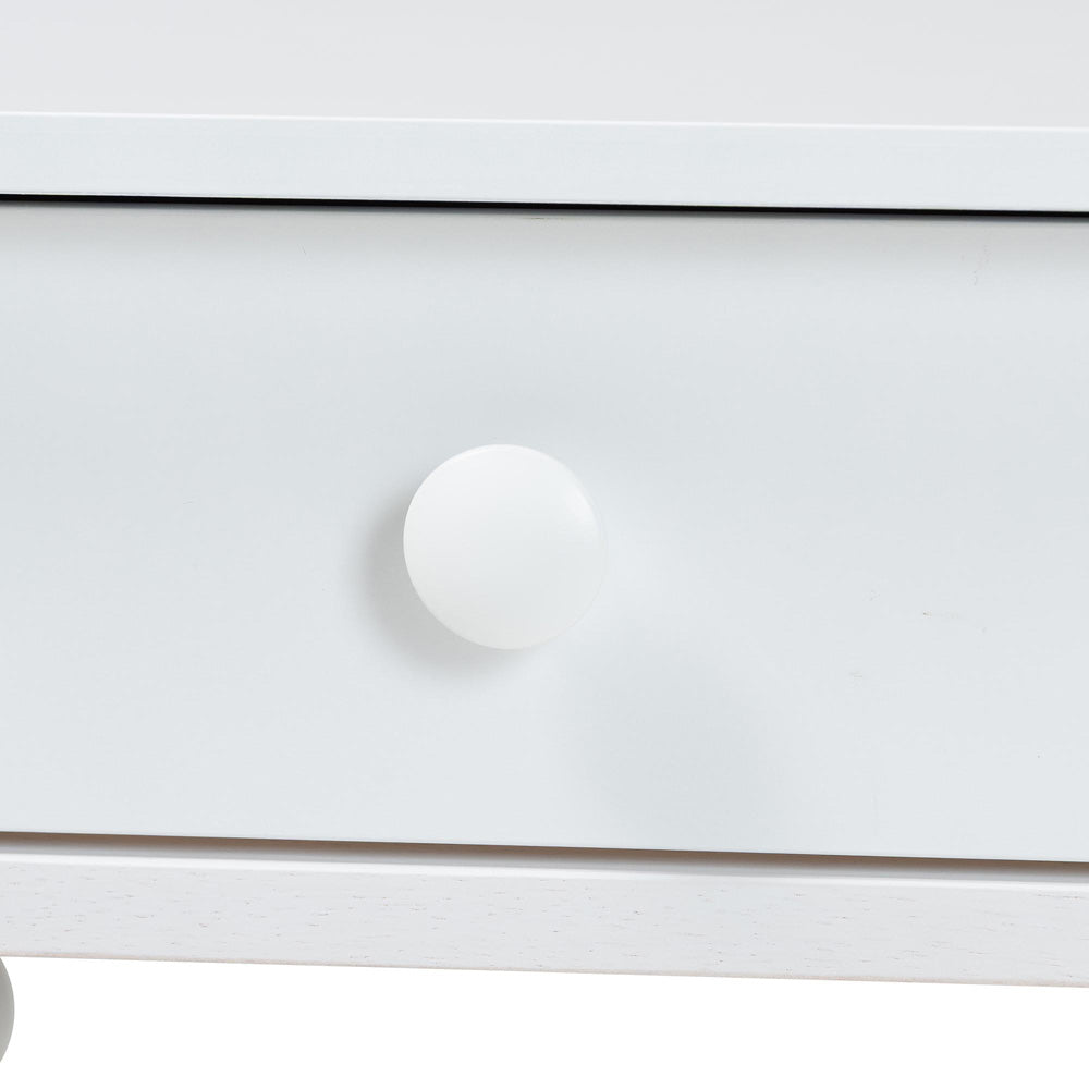 Baxton Studio - Brantley Nightstand in White - MG9025-White-NS view 5