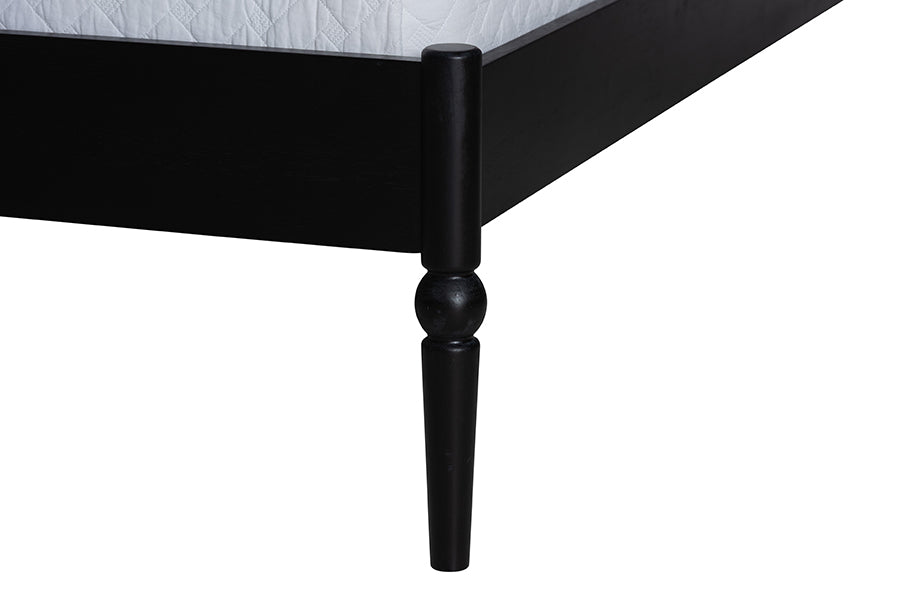 Baxton Studio - Brantley Queen Bedroom Set in Black - Lesedi-4PC Bedroom Set-Black-Queen-1NS view 10