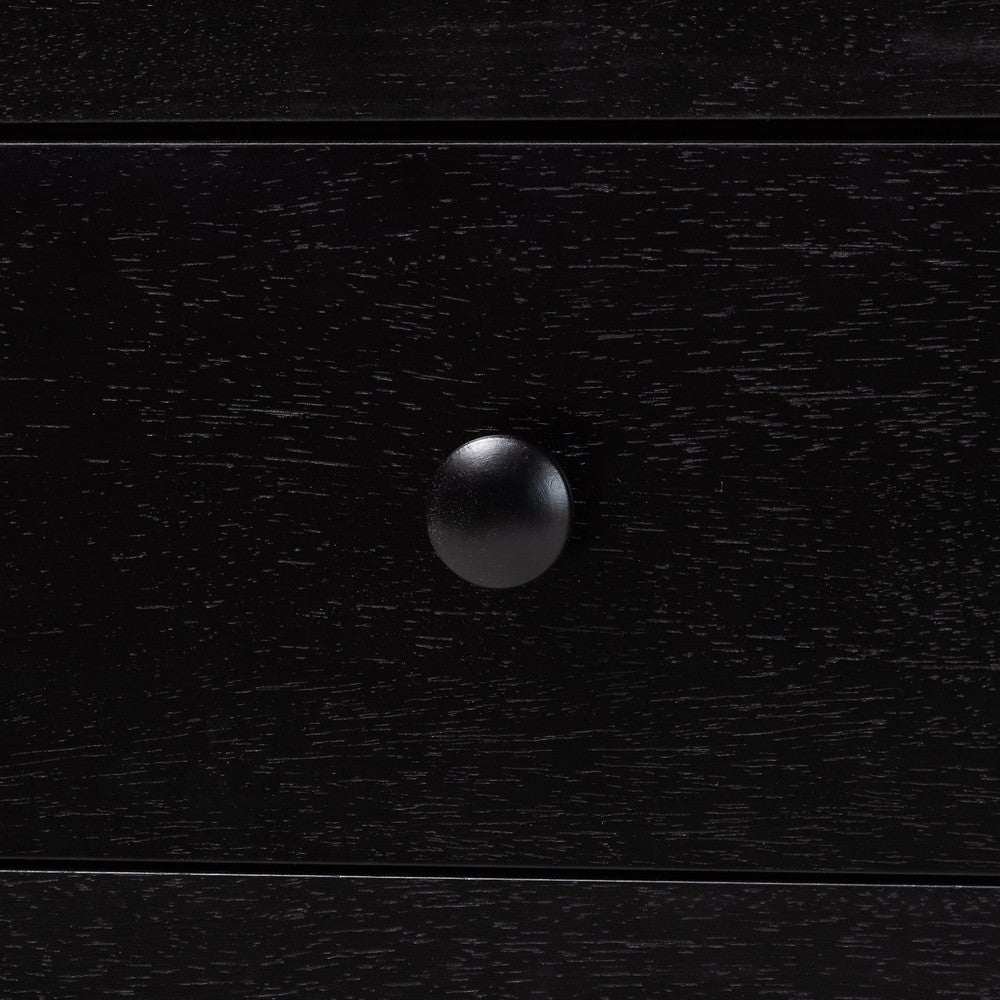 Baxton Studio - Brantley Queen Bedroom Set in Black - Lesedi-4PC Bedroom Set-Black-Queen-2NS view 6