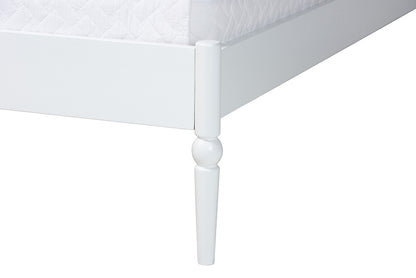 Baxton Studio - Brantley Queen Bedroom Set in White - Lesedi-4PC Bedroom Set-White-Queen-1NS view 10