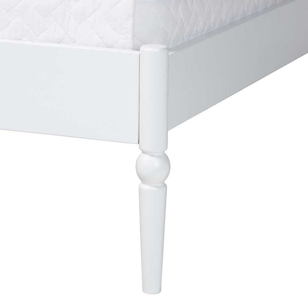 Baxton Studio - Brantley Queen Bedroom Set in White - Lesedi-4PC Bedroom Set-White-Queen-2NS view 8