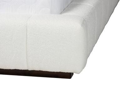 Baxton Studio - Braylin King Size Bed - CFSP0828-White-King view 6