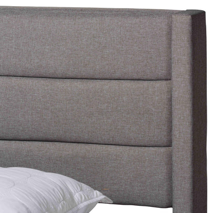 Baxton Studio - Braylon Queen Size Bed in Light Grey/Dark Brown - CF 9270-A-Coronado-A-Grey-Queen view 6