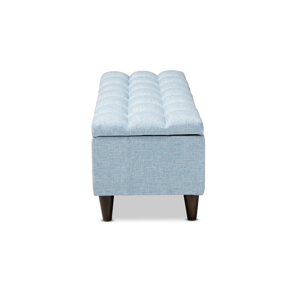 Baxton Studio - Brette Storage Ottoman in Light Blue - BBT3162-Light Blue-Otto view 4