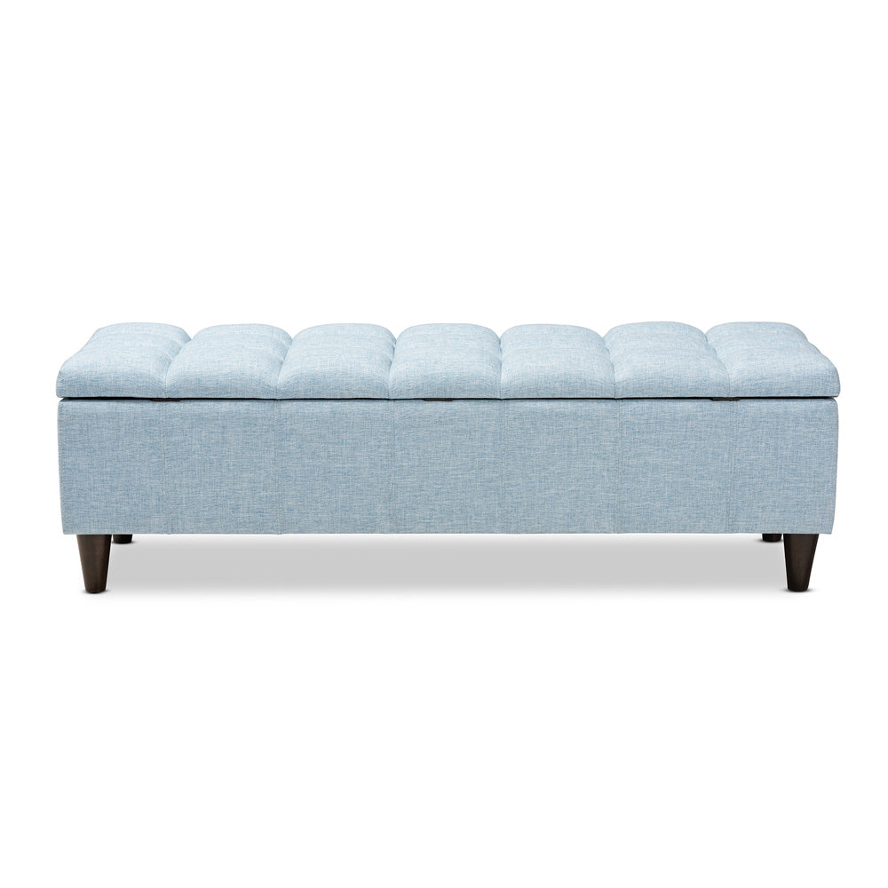 Baxton Studio - Brette Storage Ottoman in Light Blue - BBT3162-Light Blue-Otto view 5