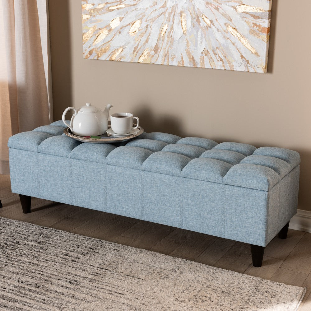 Baxton Studio - Brette Storage Ottoman in Light Blue - BBT3162-Light Blue-Otto view 8