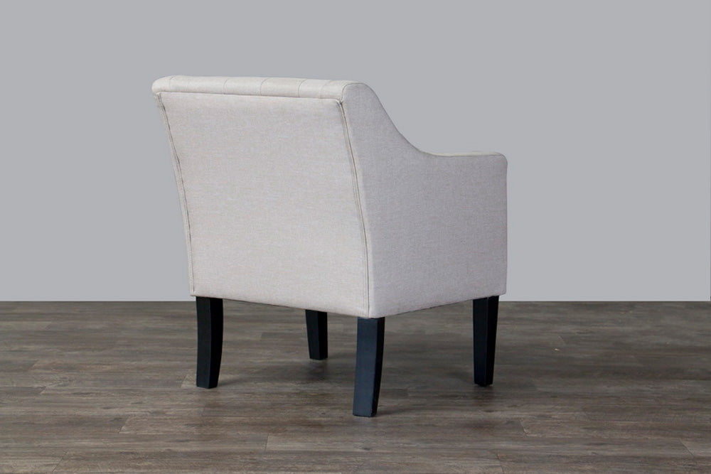 Baxton Studio - Brittany Living Room Chair - 9070-Beige-CC view 4