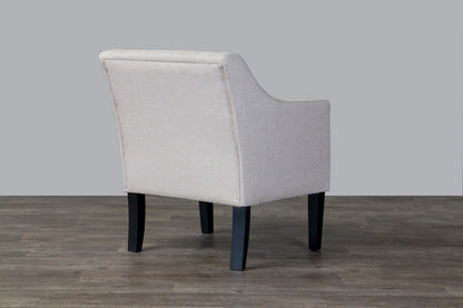 Baxton Studio - Brittany Living Room Chair - 9070-Beige-CC view 4