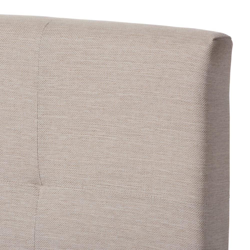 Baxton Studio - Brookfield Queen Size Bed in Beige - CF8747B-Beige-Queen view 3