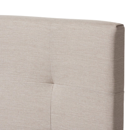 Baxton Studio - Brookfield Twin Size Bed in Beige - CF8747B-Beige-Twin view 4