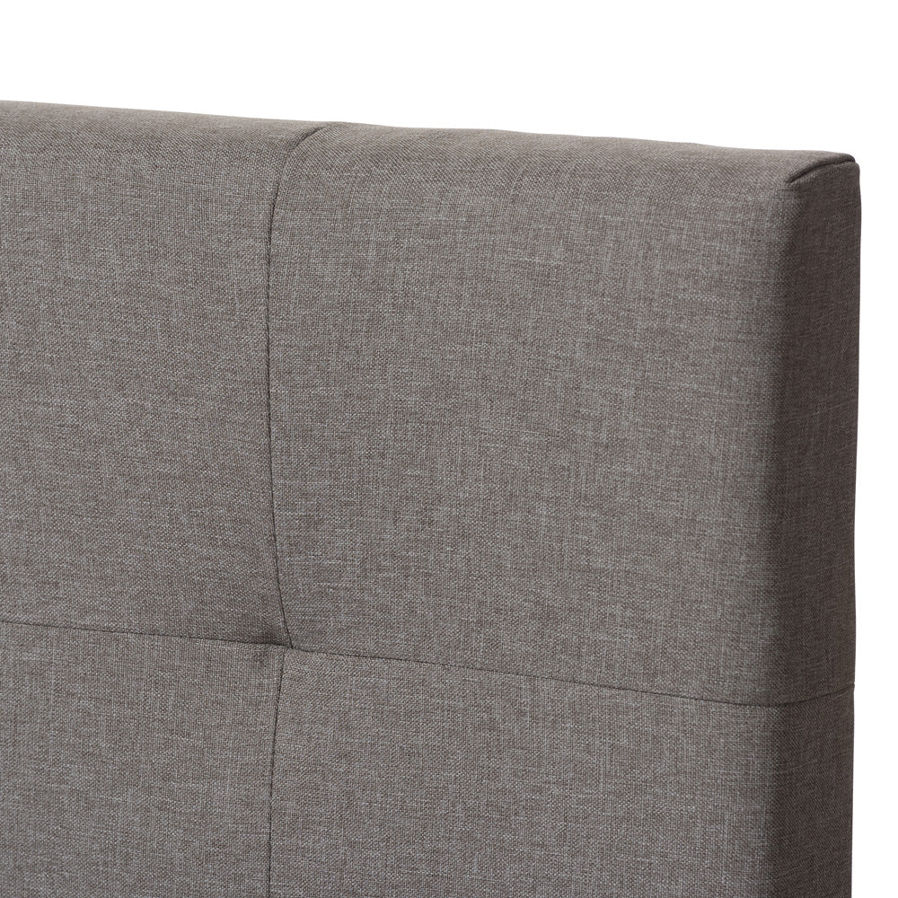 Baxton Studio - Brookfield Twin Size Bed in Gray - CF8747B-Grey-Twin view 4