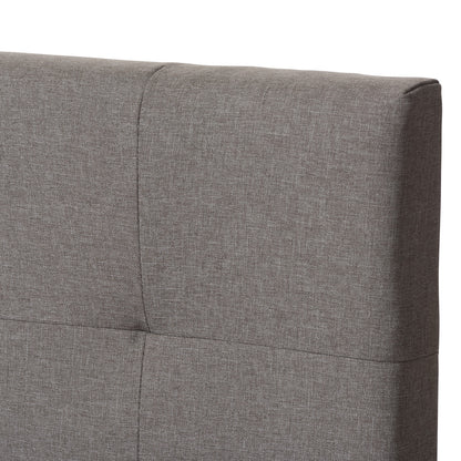Baxton Studio - Brookfield Twin Size Bed in Gray - CF8747B-Grey-Twin view 4