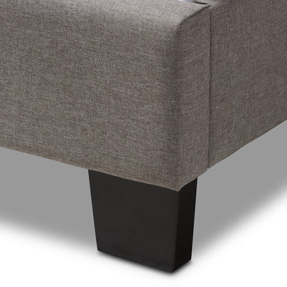 Baxton Studio - Brookfield Twin Size Bed in Gray - CF8747B-Grey-Twin view 5