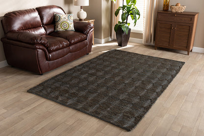 Baxton Studio - Burma Rug - Burma-Slate-Rug view 3