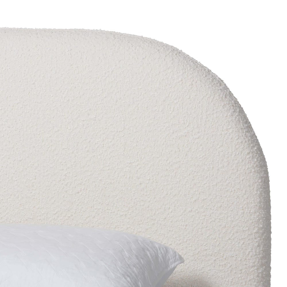 Baxton Studio - Cachet King Size Bed in Cream/Black - BBT61330-Floating Bed-Cream-King view 4