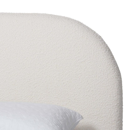 Baxton Studio - Cachet King Size Bed in Cream/Black - BBT61330-Floating Bed-Cream-King view 4