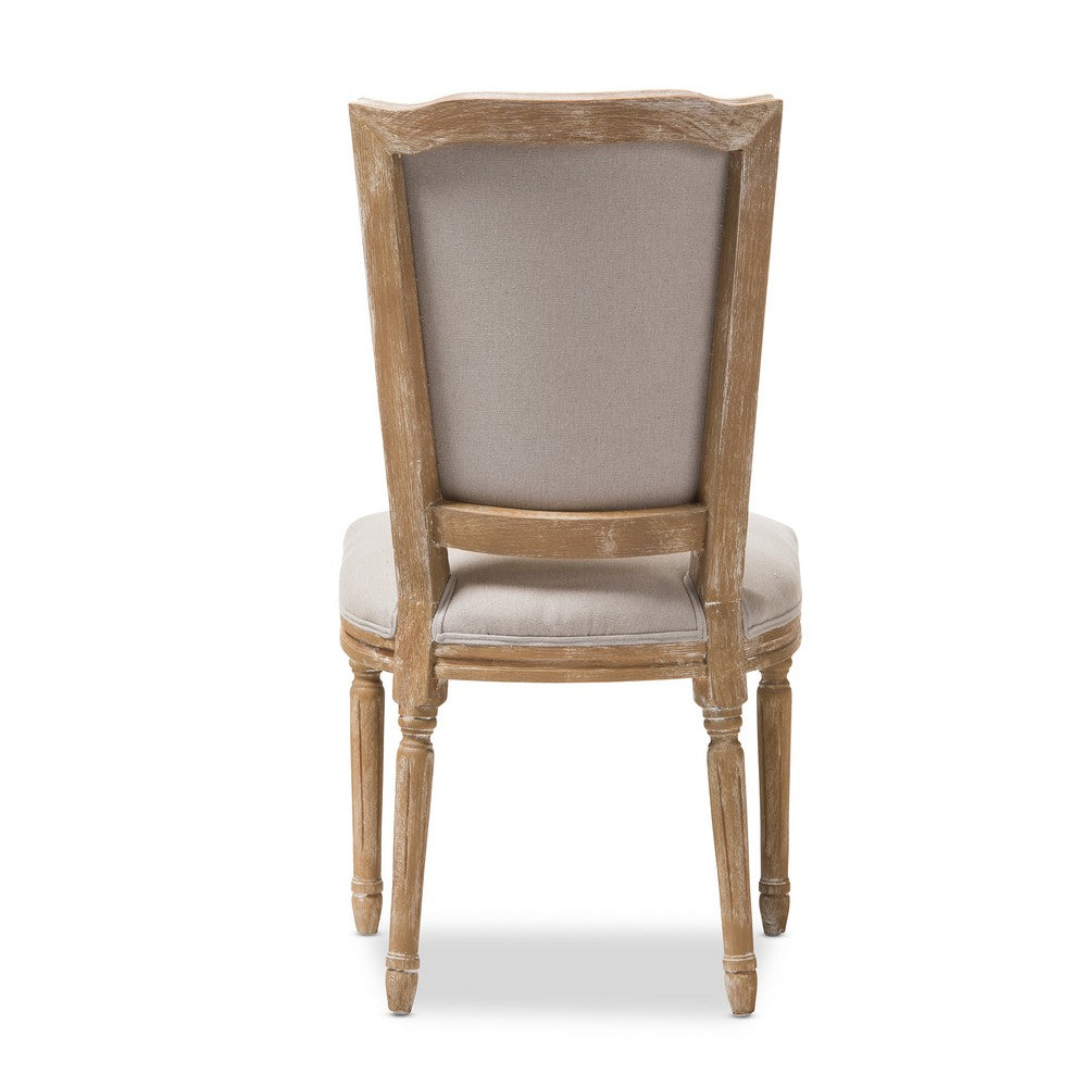 Baxton Studio - Cadencia Dining Chair in Beige/Natural - TSF-9341B-Beige-DC view 4