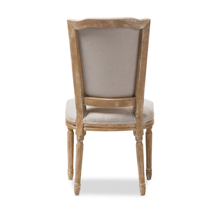 Baxton Studio - Cadencia Dining Chair in Beige/Natural - TSF-9341B-Beige-DC view 4