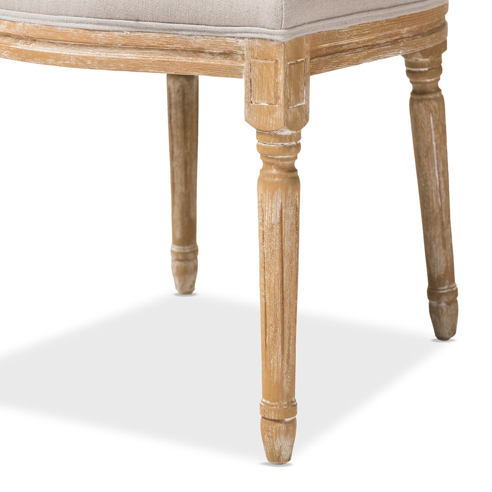 Baxton Studio - Cadencia Dining Chair in Beige/Natural - TSF-9341B-Beige-DC view 6