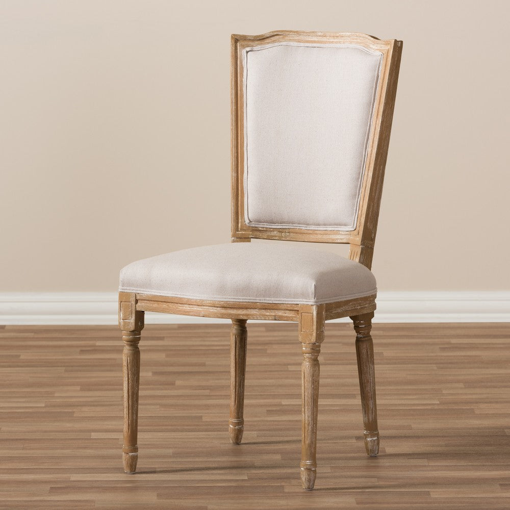 Baxton Studio - Cadencia Dining Chair in Beige/Natural - TSF-9341B-Beige-DC view 8