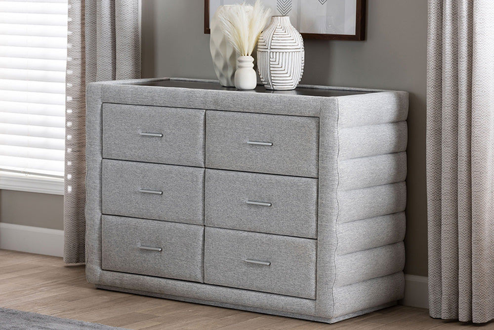 Baxton Studio - Cadmus Dresser - BBT2053.11 A1-Light Grey-Dresser view 10
