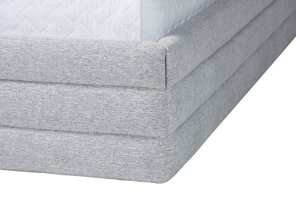 Baxton Studio - Cadmus King Bedroom Set - BBT61237-Light Grey-King 4PC Bedroom Set view 10