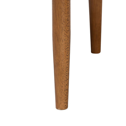 Baxton Studio - Caia Dining Chair in Cream/Walnut Brown - BBT5540-Cream/Walnut-DC view 6