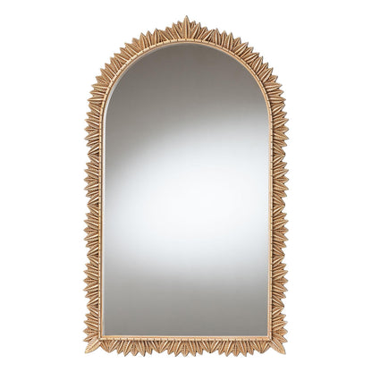 Baxton Studio - Caitlin Mirror in Antique Gold - RXW-10951-Wall Mirror view 1