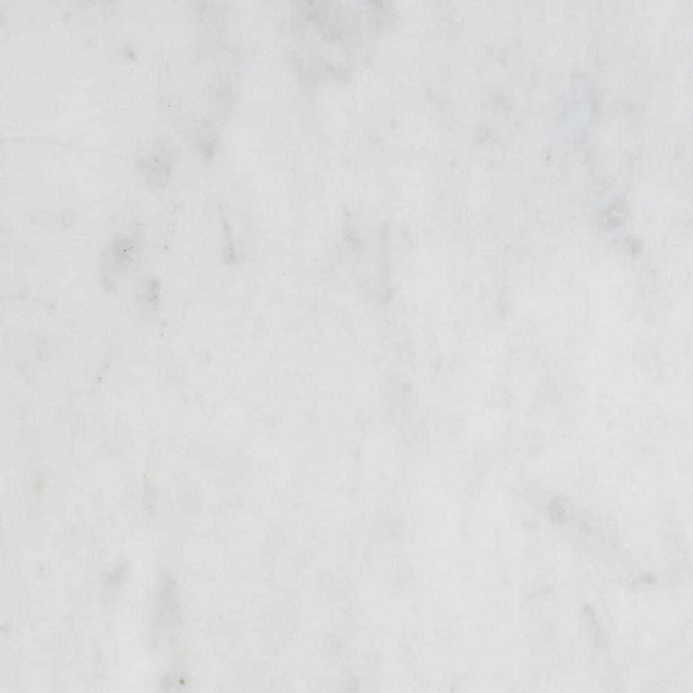Baxton Studio - Caledon End Table in Marble White/Black - FUR6881-Marble Top Hammer Round-ET view 5