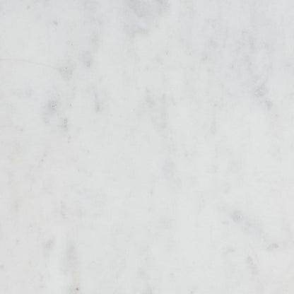 Baxton Studio - Caledon End Table in Marble White/Black - FUR6881-Marble Top Hammer Round-ET view 5