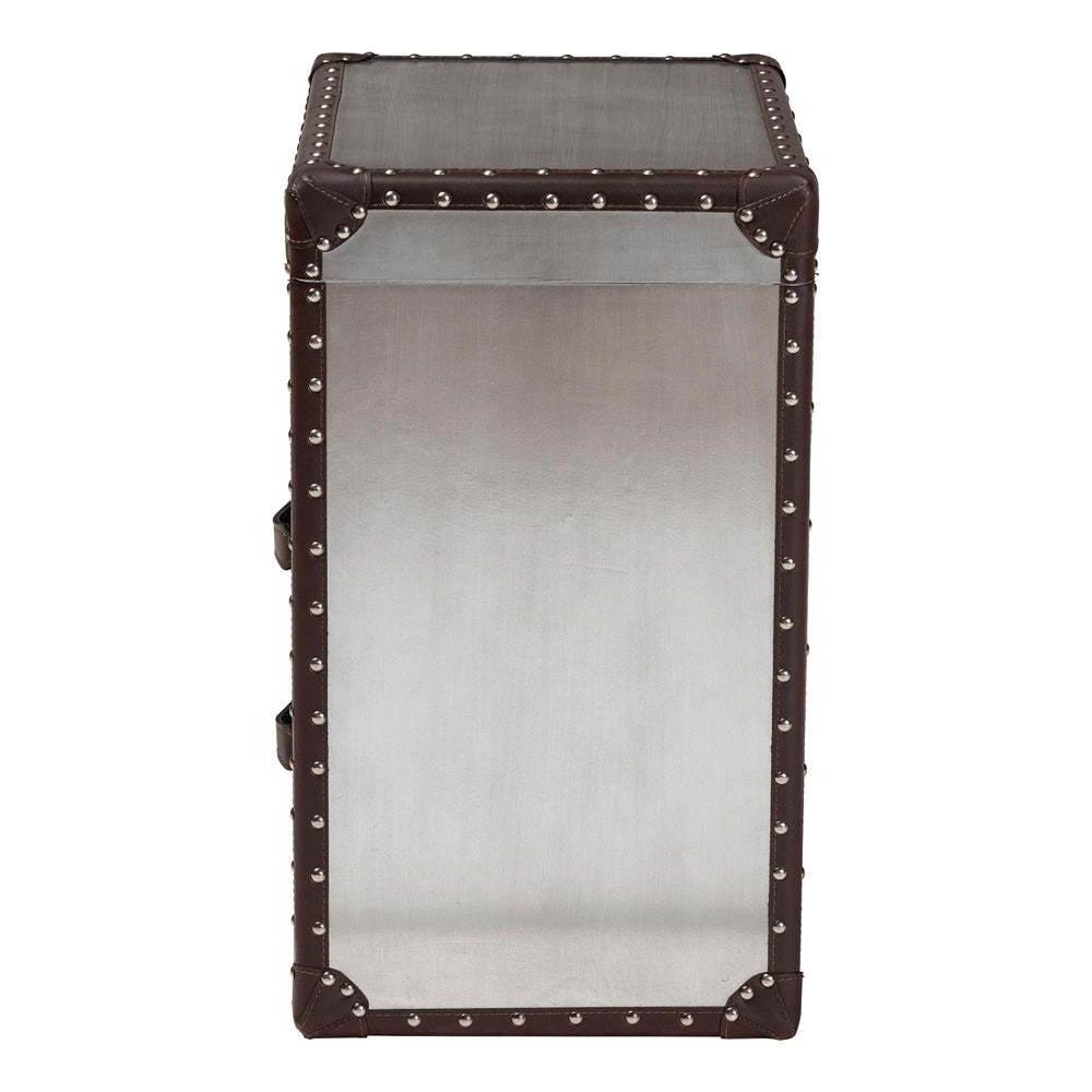 Baxton Studio - Calidore End Table in Silver/Black - JY24A012-Wooden-ET view 4