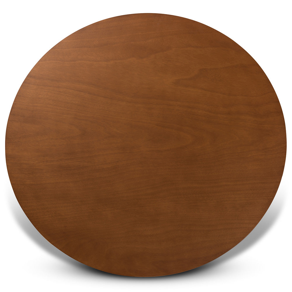 Baxton Studio - Callie Dining Set in Grey/Walnut Brown  - Callie-Grey/Walnut-7PC Dining Set view 4