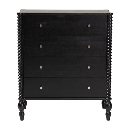 Baxton Studio - Callison Chest in Black - MG9020-Black-4DW-Chest view 4