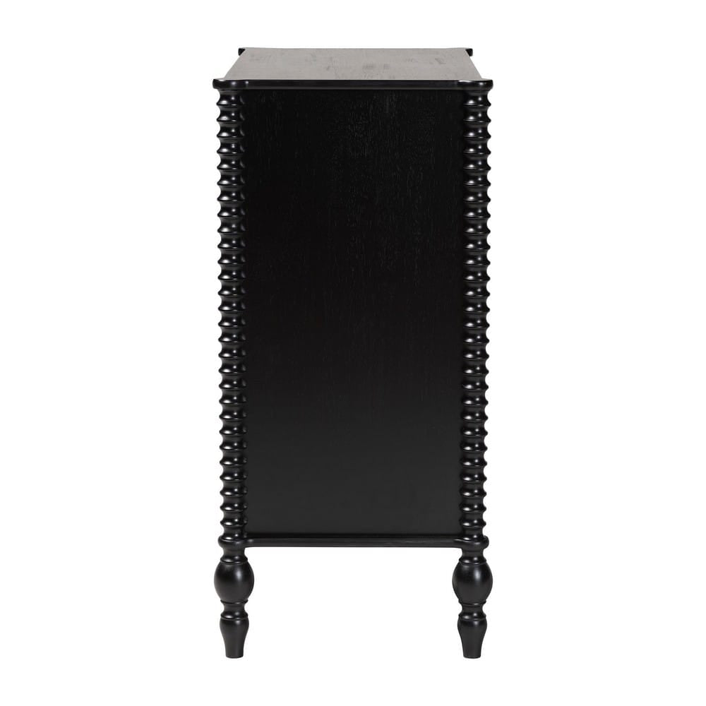 Baxton Studio - Callison Chest in Black - MG9020-Black-4DW-Chest view 5