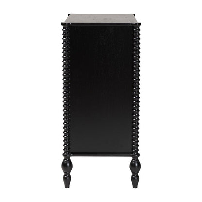 Baxton Studio - Callison Chest in Black - MG9020-Black-4DW-Chest view 5