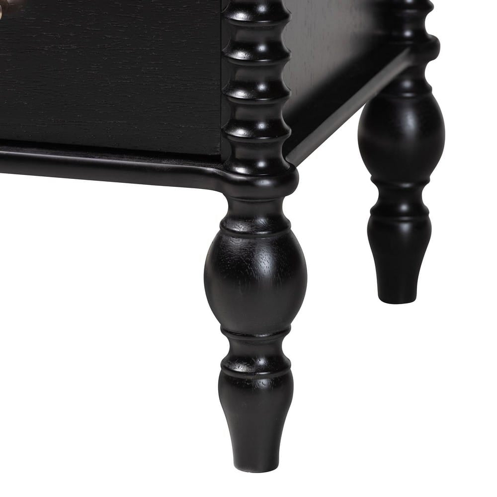 Baxton Studio - Callison Chest in Black - MG9020-Black-4DW-Chest view 7