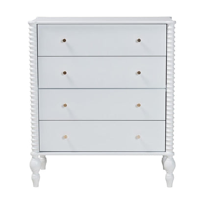 Baxton Studio - Callison Chest in White - MG9020-White-4DW-Chest view 4