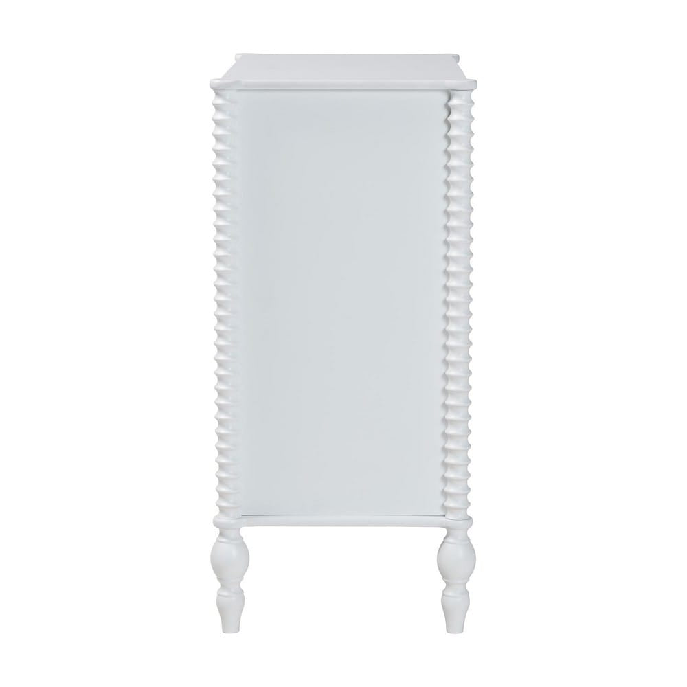 Baxton Studio - Callison Chest in White - MG9020-White-4DW-Chest view 5
